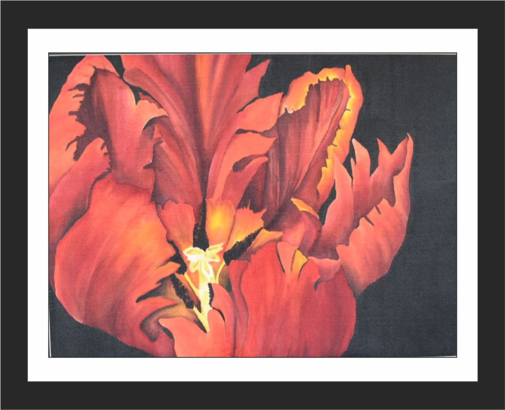 Silk paintings frame 2